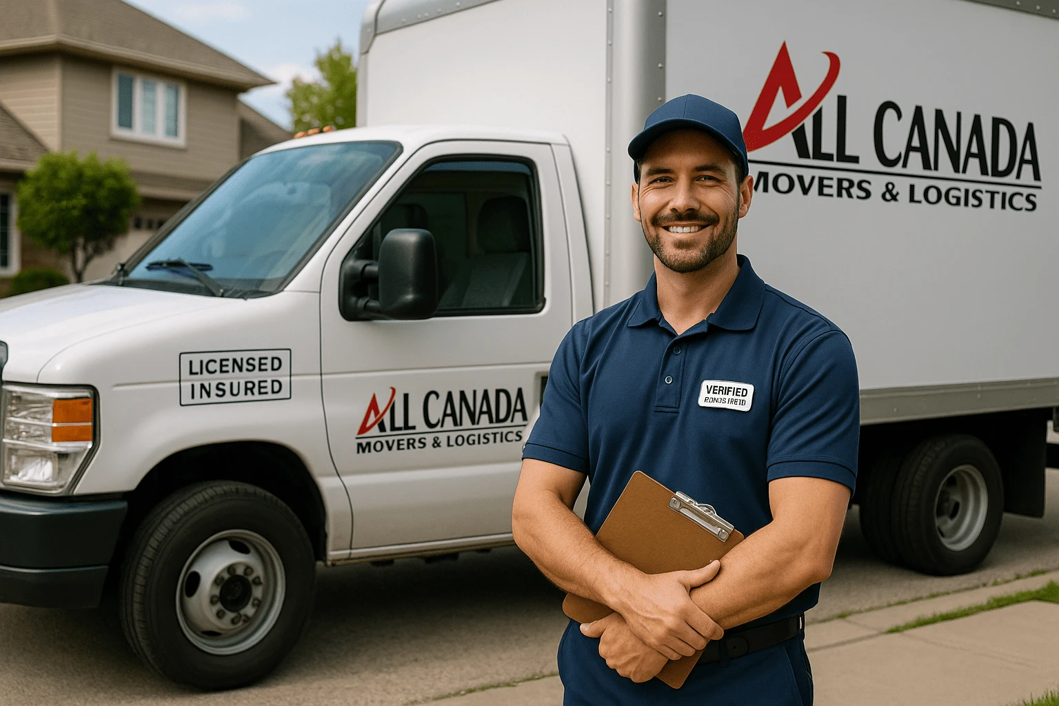 All Canada Movers truck and professional team ready for relocation
